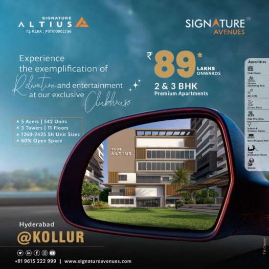 Modern Apartments for Sale Near Kollu